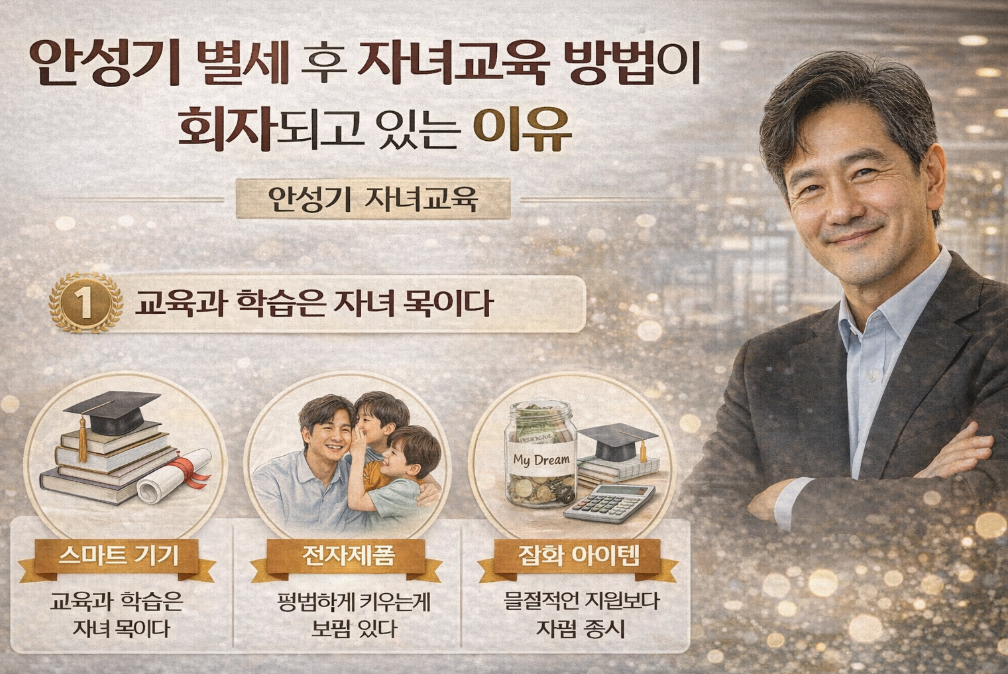 안성기가 증명한 자녀교육법, 왜 지금 재조명되나?