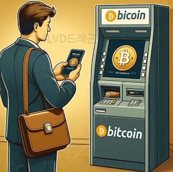 업비트 비트코인 출금 직전 모습