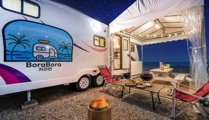 보라보라카라반-캠핑장