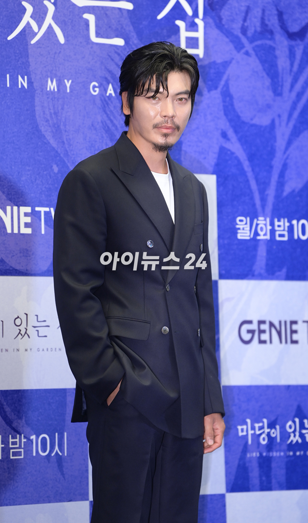 배우 김성오가 19일 오후 서울 마포구 상암동 스탠포드호텔에서 열린 지니 TV 오리지널 드라마 '마당이 있는 집' 제작발표회에 참석하고 있다. [사진=정소희 기자]