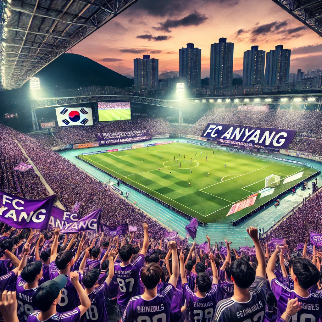 FC 안양 경기장 (안양종합운동장) 경기 중 모습