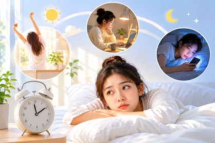 생활 리듬 변화로 숙면 어려운 모습13