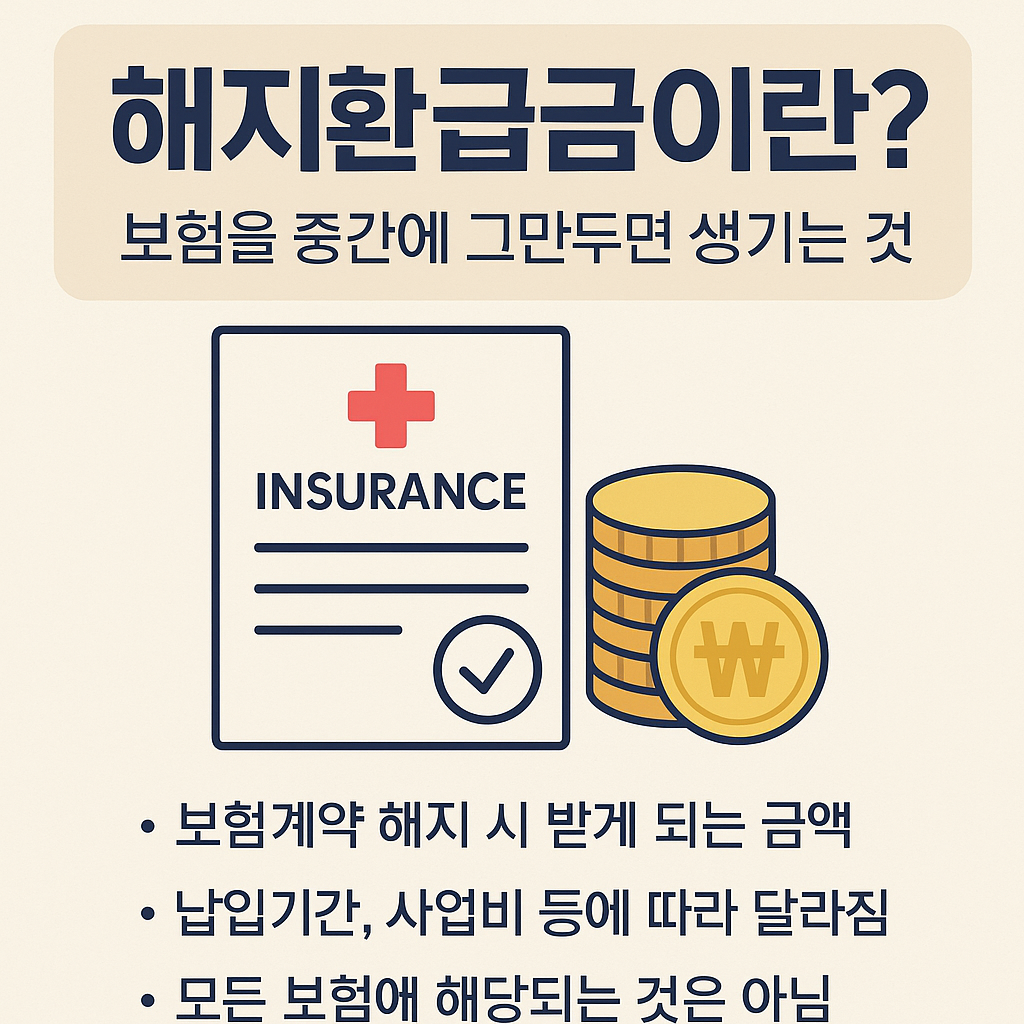 해지환급금이란?