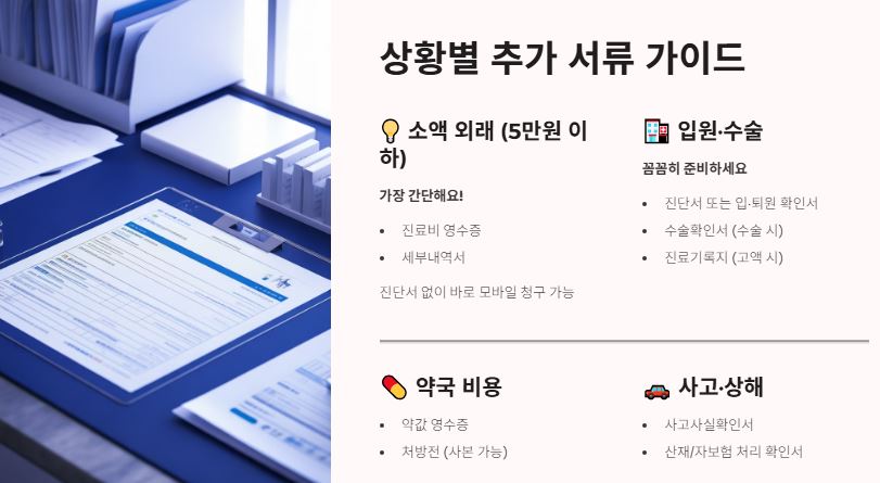 상황별 추가 서류