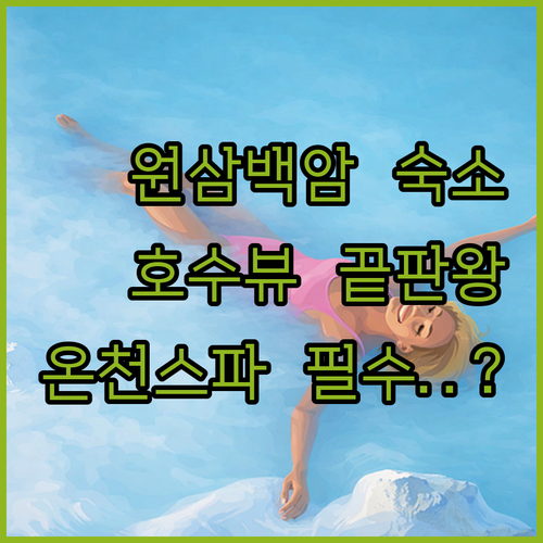용인 백암면 원삼 숙소 추천 호수 뷰..