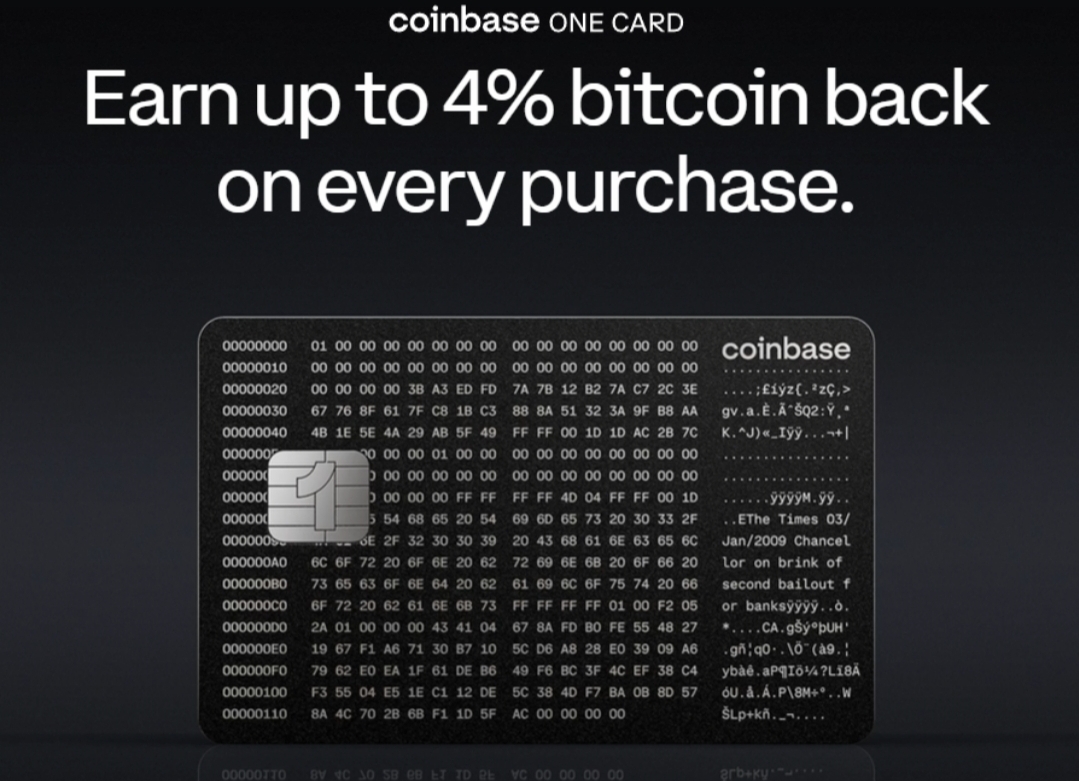 코인베이스와 아메리칸익스프레스와 함께 선보인 암호화폐 페이백 신용카드