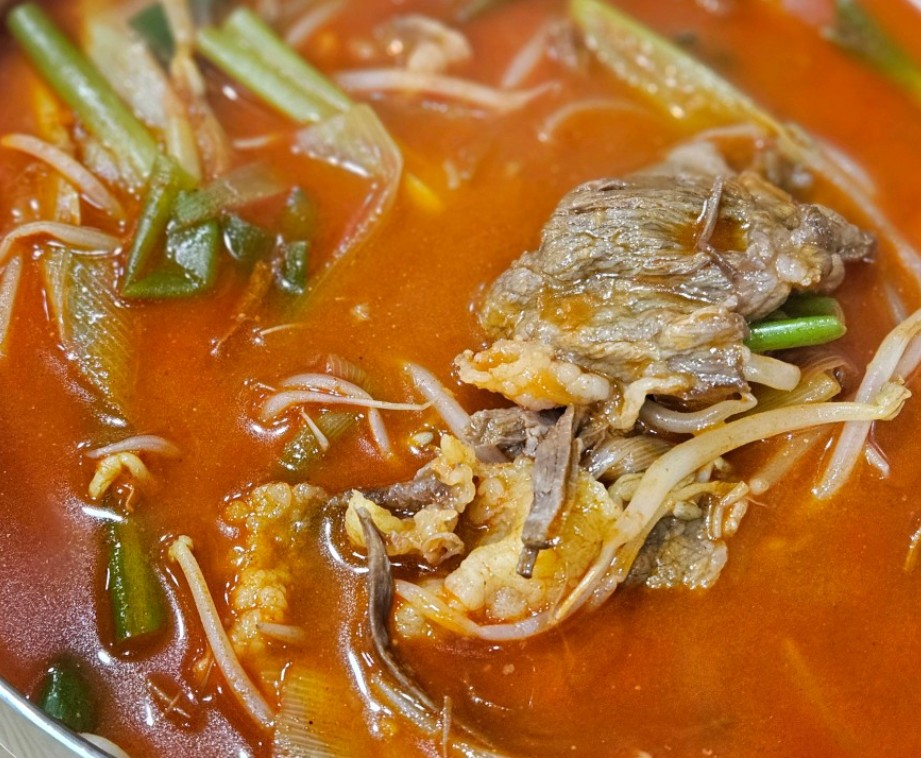 6시내고향 설악눈메골시장 대파육개장 한그릇