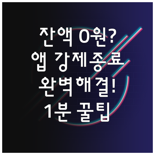 모두의카드 충전 후 잔액 0원 노출 ..