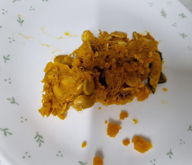 단호박 에그슬럿 만들기