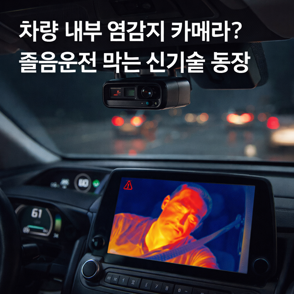 차량 내부 열감지 카메라? 졸음운전을 막는 신기술의 등장