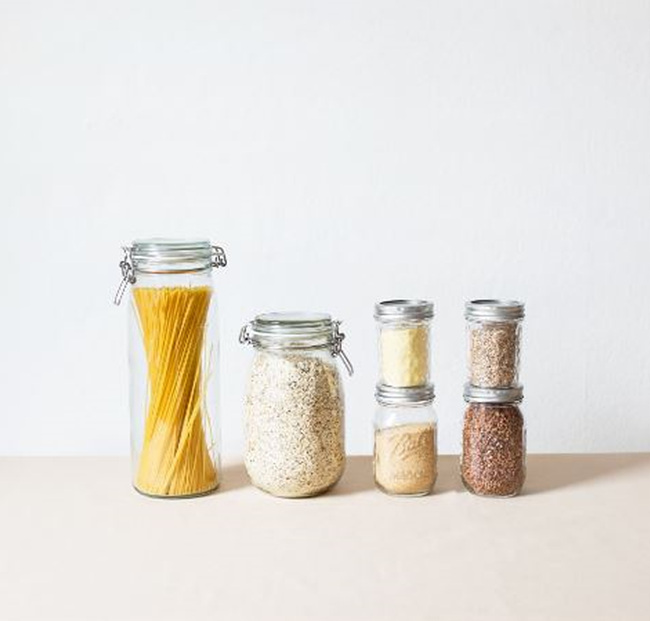 유리용기 보관통 사진