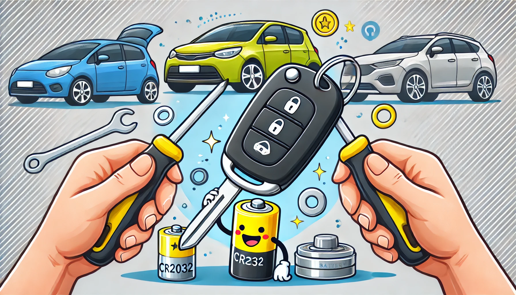 스마트키 배터리 교체 방법! 3분이면 OK