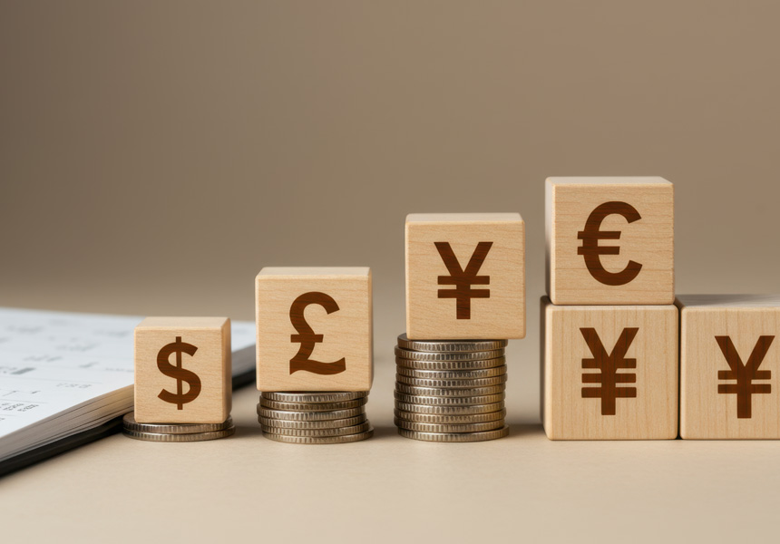 달러와 원화 환율 상승을 나타내는 외환시장 그래프 이미지