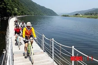 자전거 초보 코스 강변 도로 완만한 경사 휴식 포인트 추천_2