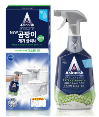 아스토니쉬 NEW 곰팡이 클리너 plus 스프레이&#44; 750ml&#44; 1개