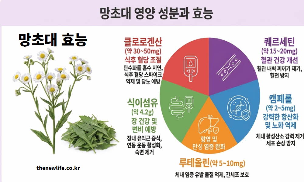 망초대 효능 영양 성분