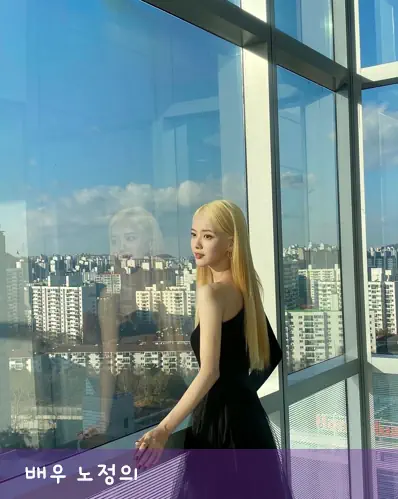 노정의 금발 사진