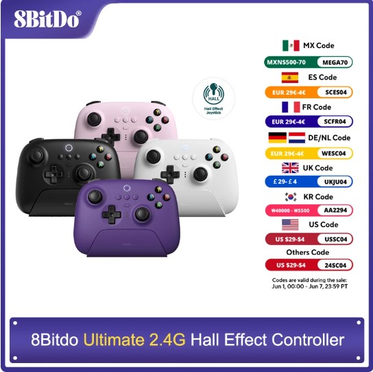 8BitDo 무선 홀 이펙트 조이스틱 컨트롤러1
