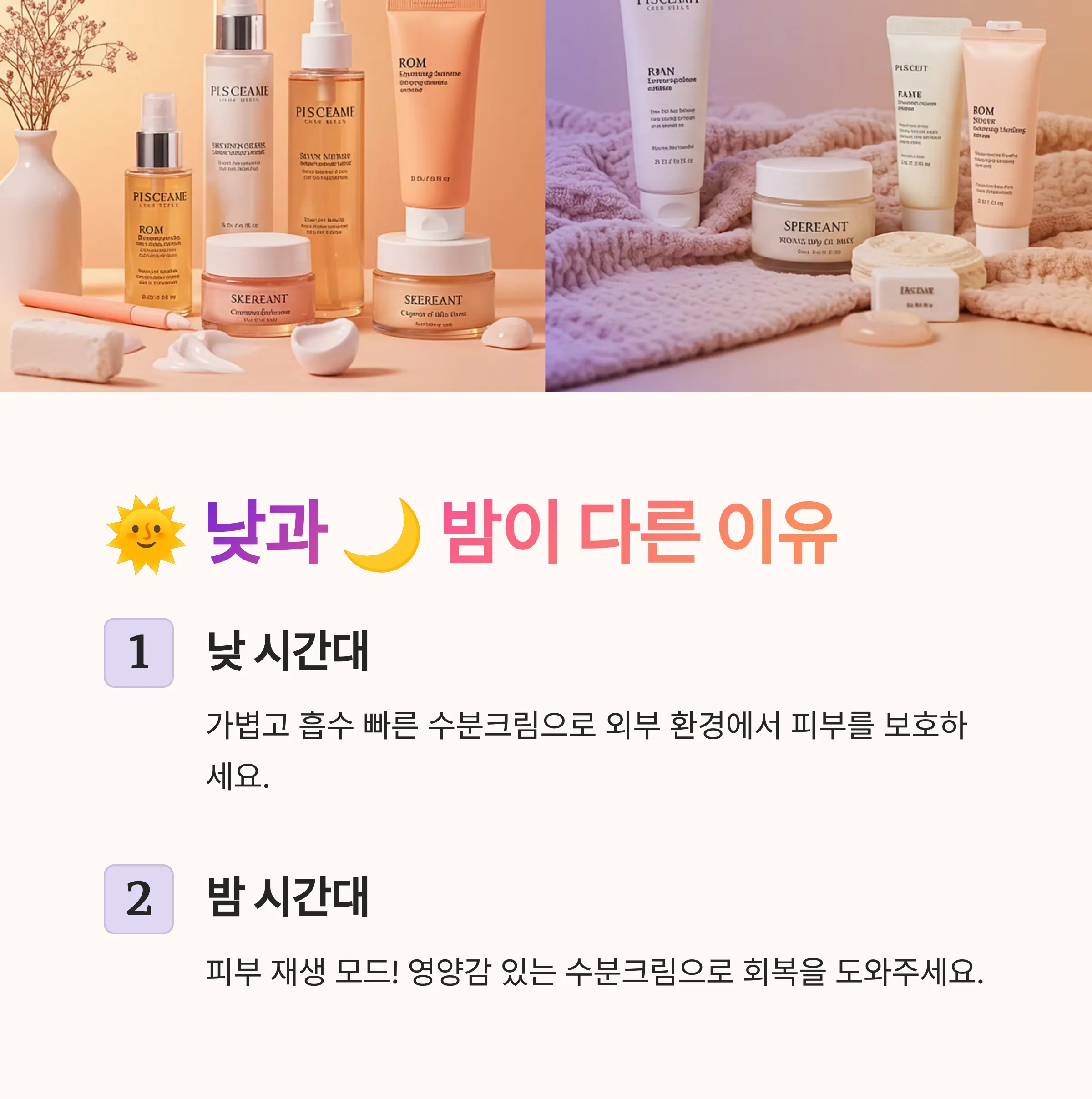 수분크림 바르기 꿀팁