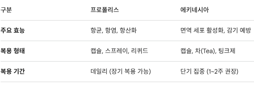 면역 영양제 비교 추천