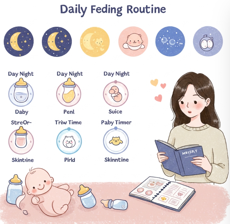 수유 루틴 다시 짜봤어요!