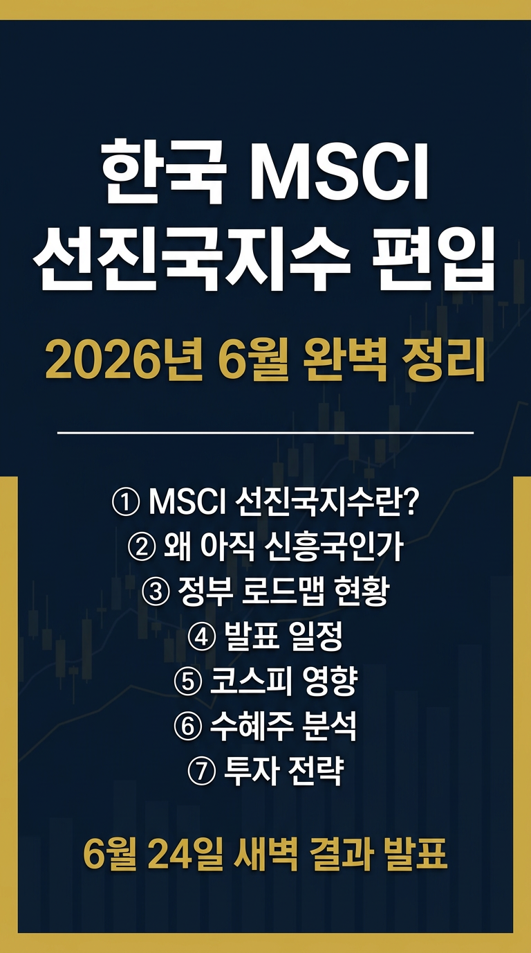 MSCI 선진국지수 편입 가능성, 진행 상황, 발표 일정, 주가, 코스피 영향, 관련주 추천 및 투자 전망