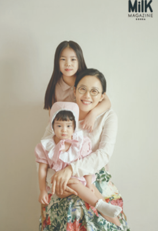 정샘물 딸들과 함께한 화보사진