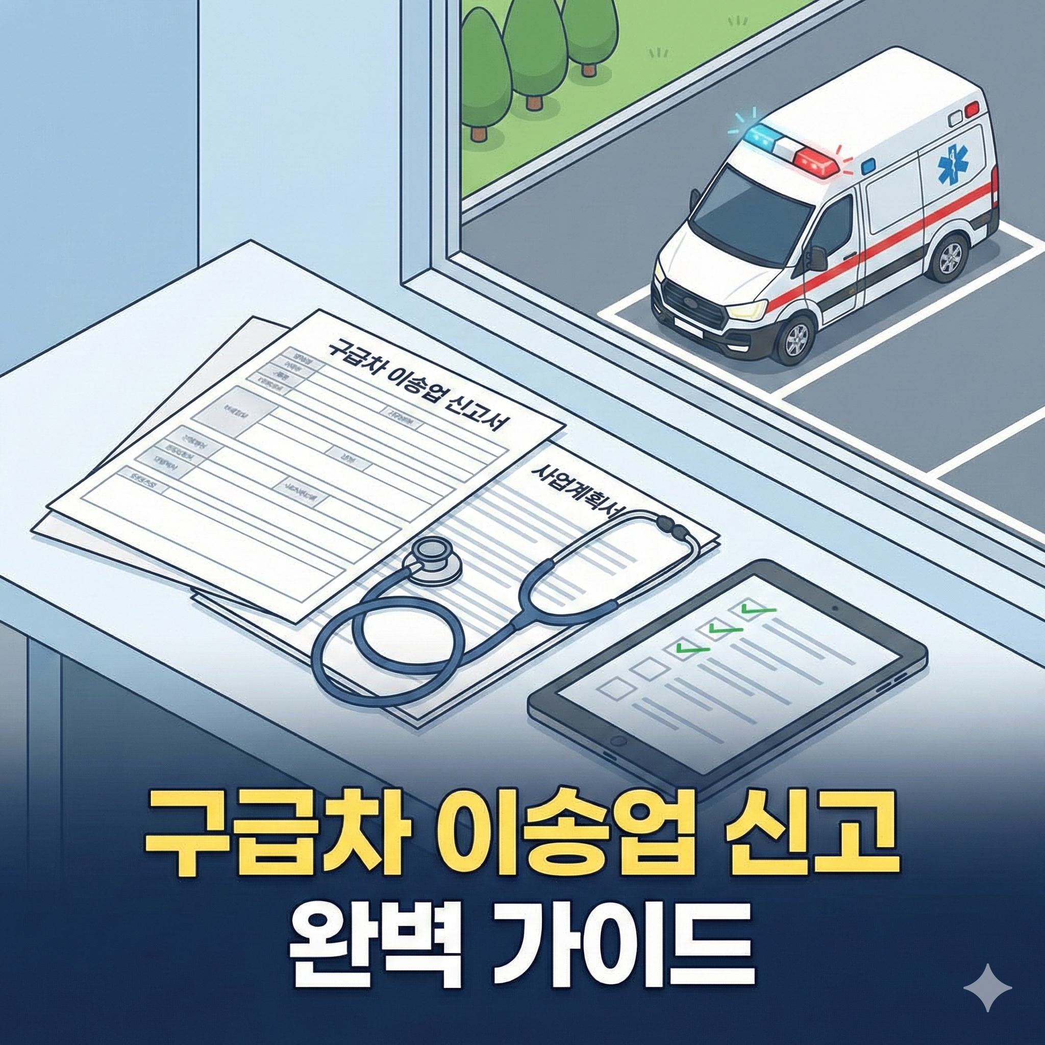 구급차 이송업 신고 절차 및 시설 기준 완벽 가이드