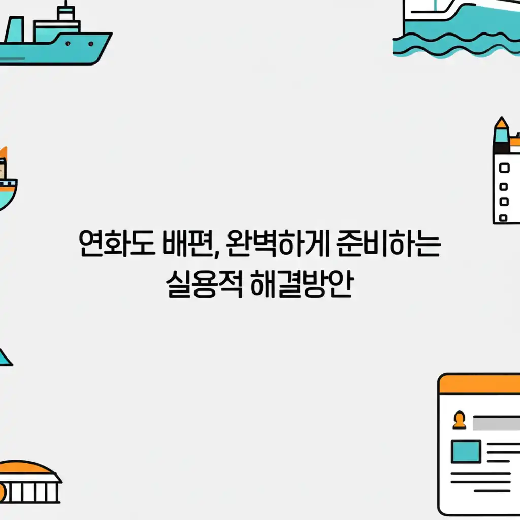 통영 연화도 배시간표 및 예매 절차를 명확하게 보여주는 가이드 이미지