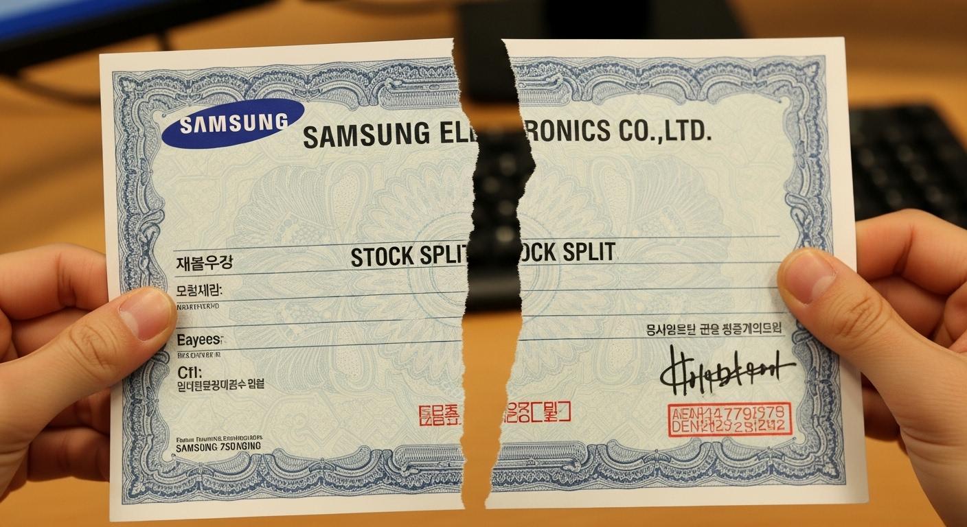 삼성전자 주가 액면분할