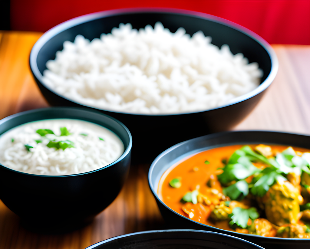 흰쌀밥에 관한 사진