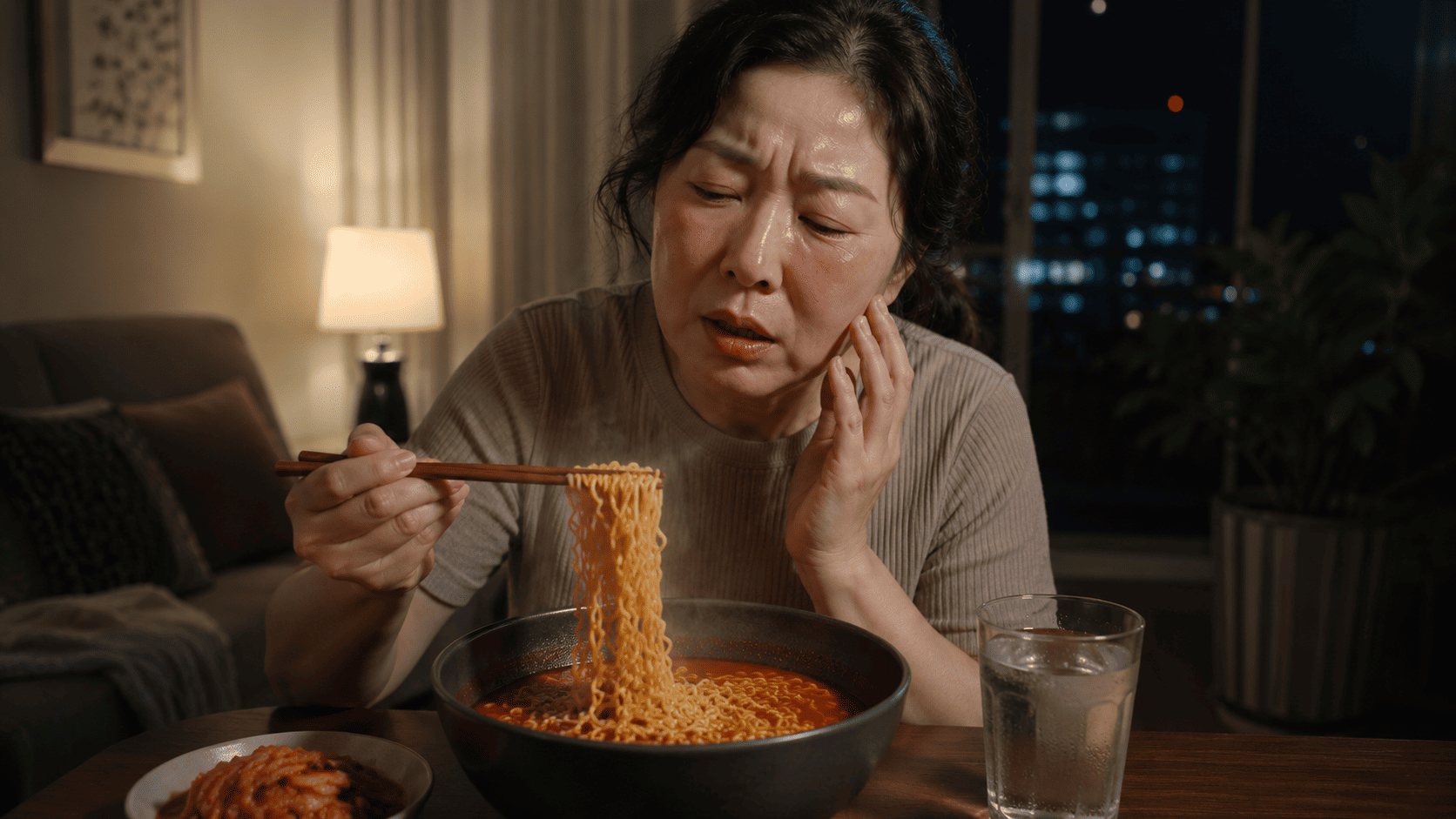 매운라면은 왜 붓기와 자극성이 더 강하게 느껴질까