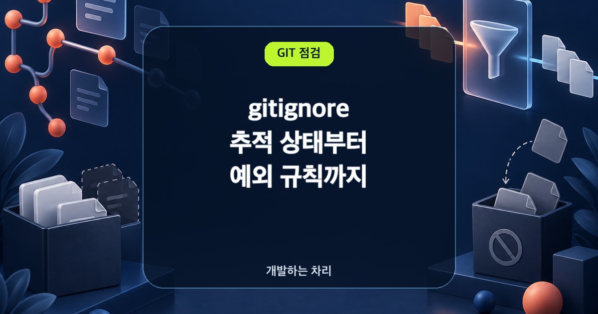 gitignore 적용 전 확인할 추적 상태와 예외 규칙 썸네일