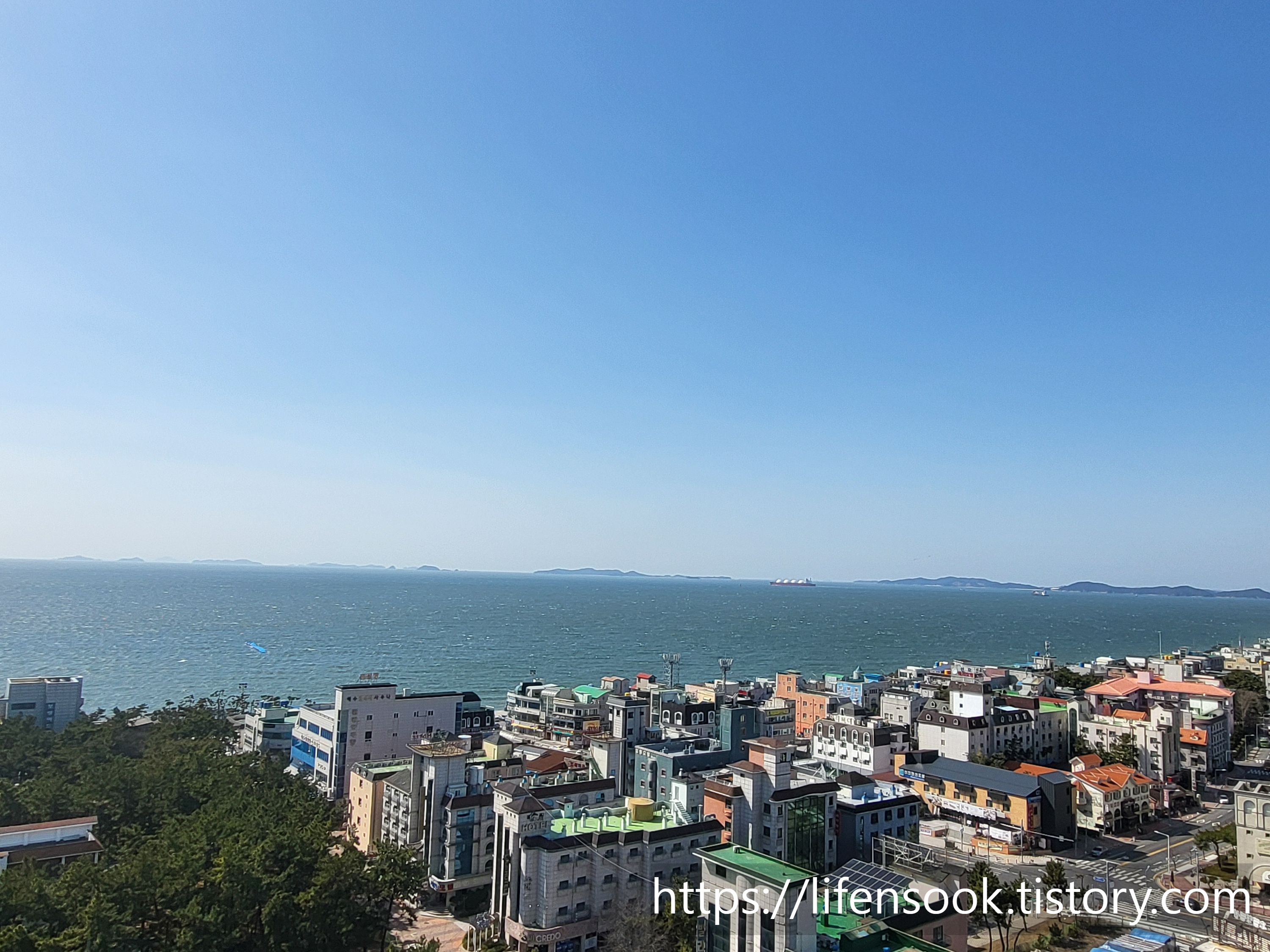 한화리조트 대천파로스 로얄 오션뷰 풍경