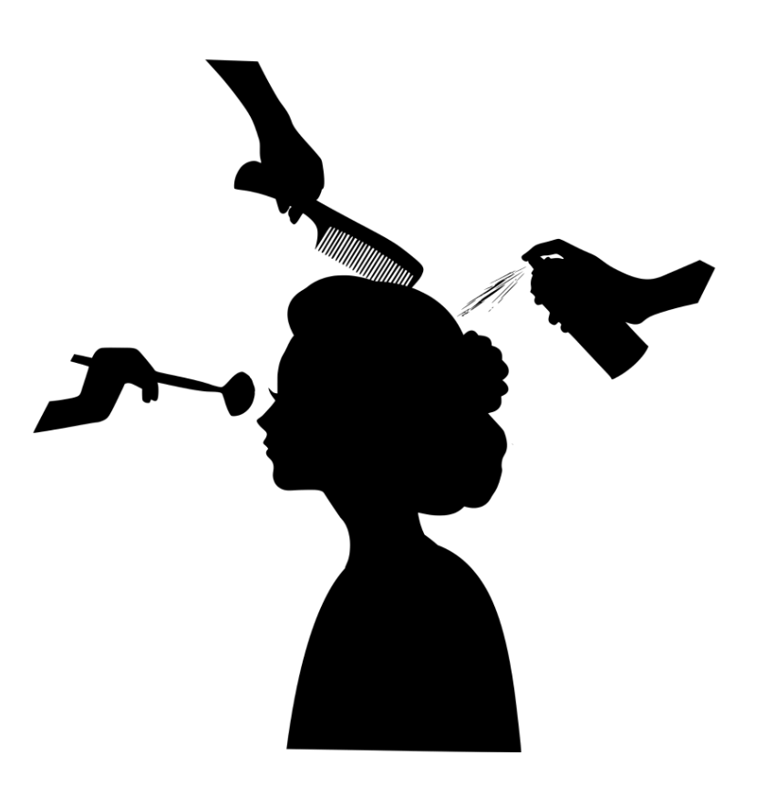 머리자르는-여성-실루엣사진