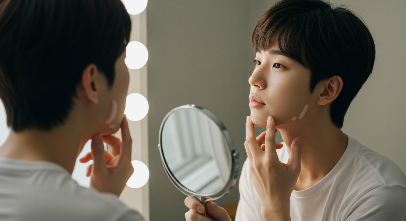턱 스트레칭, 안면 비대칭