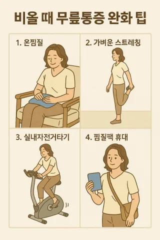 무릎 통증 줄이는 방법