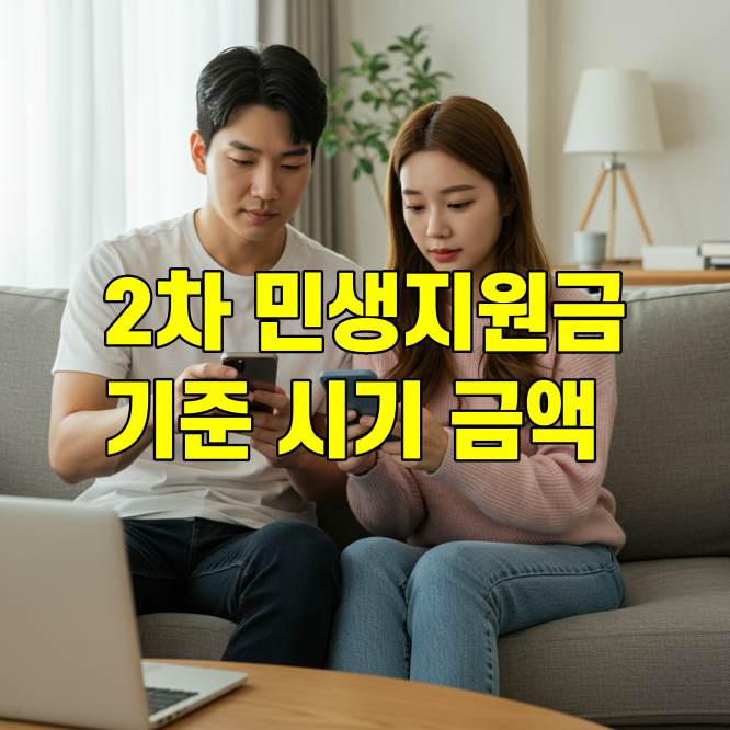 2차 민생회복지원금 기준