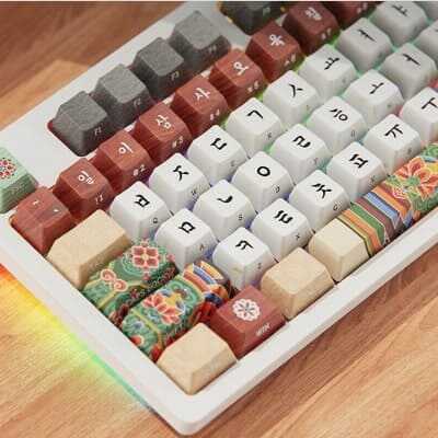 국립중앙박물관 키보드 뮷즈 부감 이미지