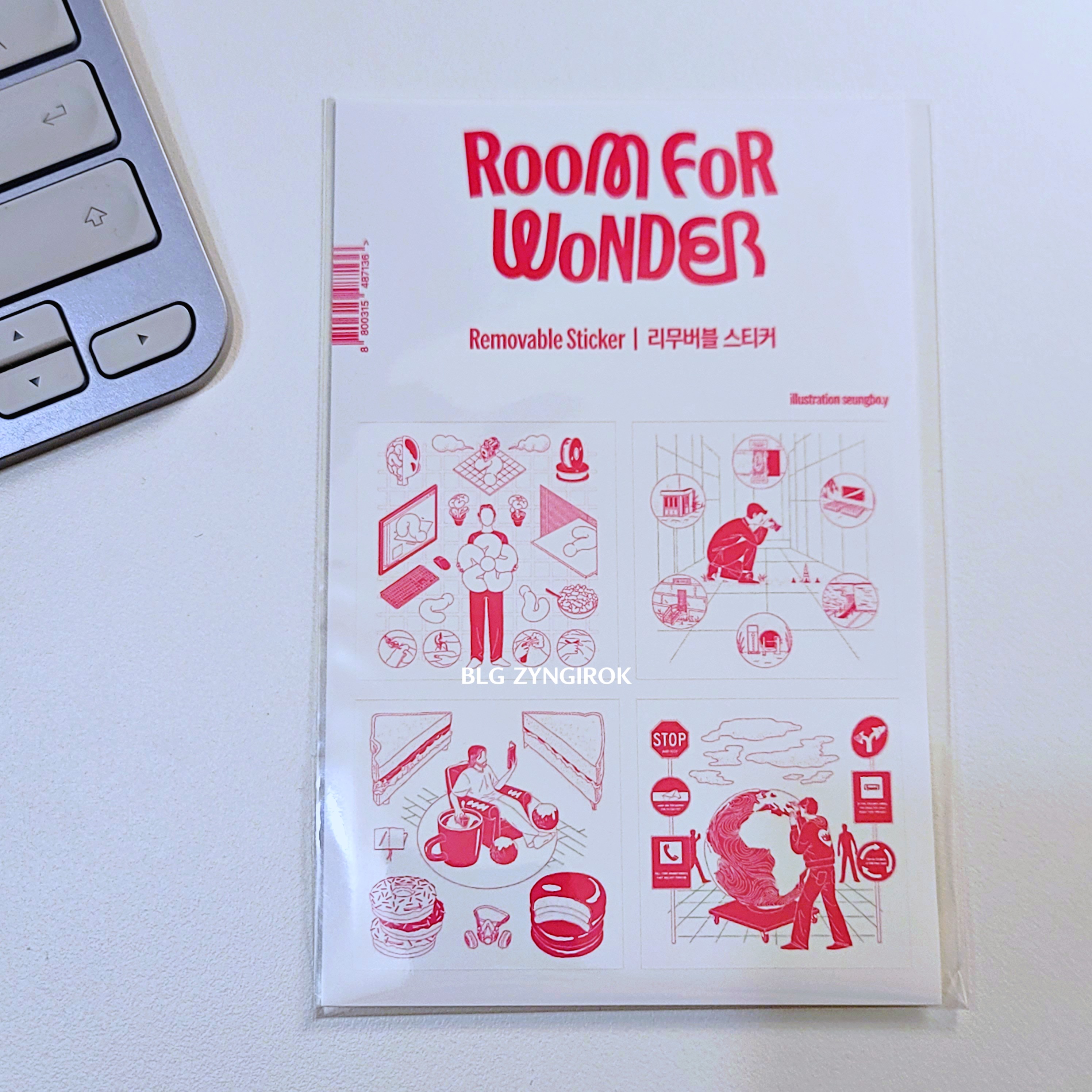 Room for Wonder : 기념품 - 엽서집 모습이다.