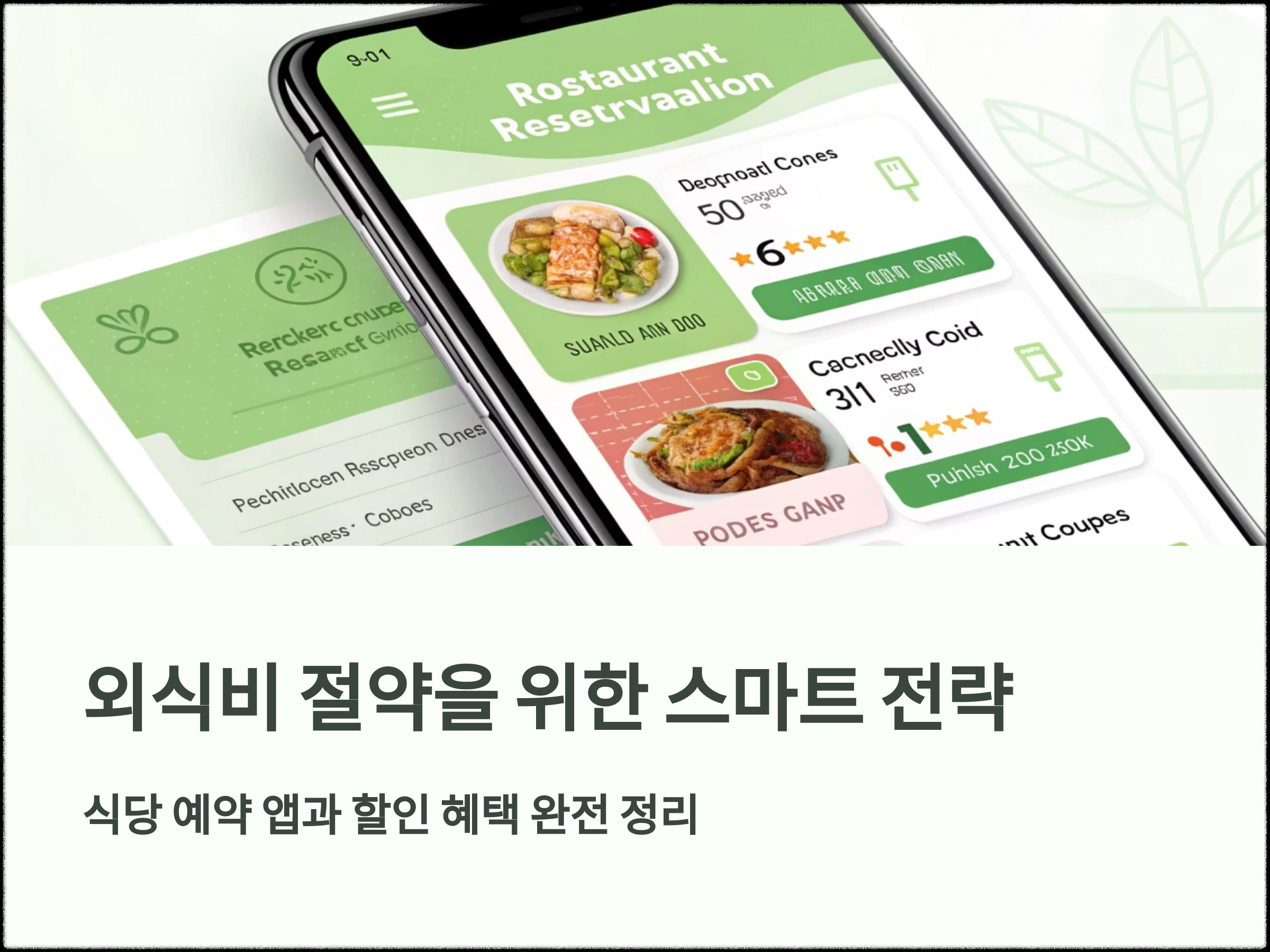 식당 예약 앱과 할인 혜택 완전 정리