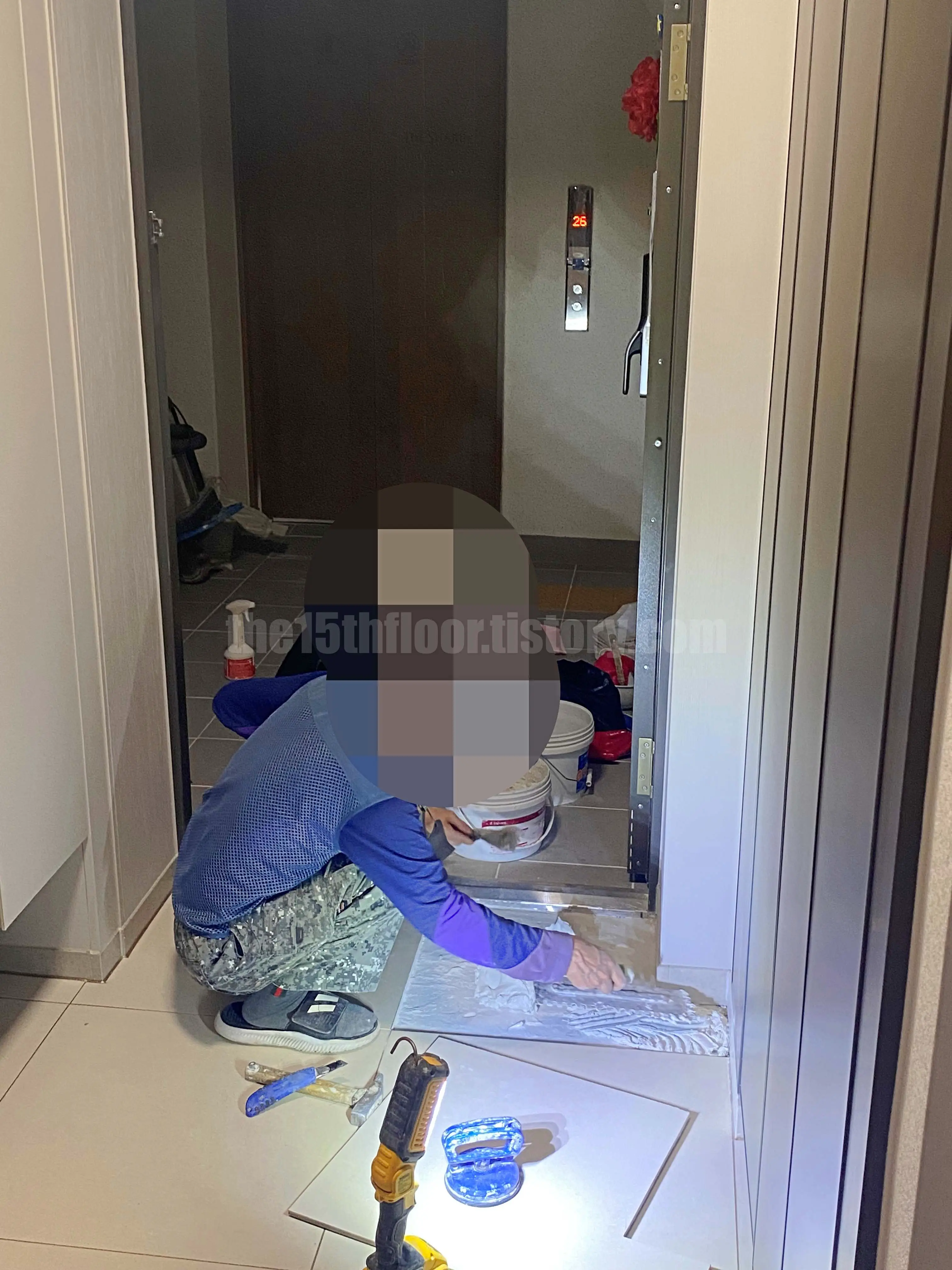 타일 부분 교체 방법 4.