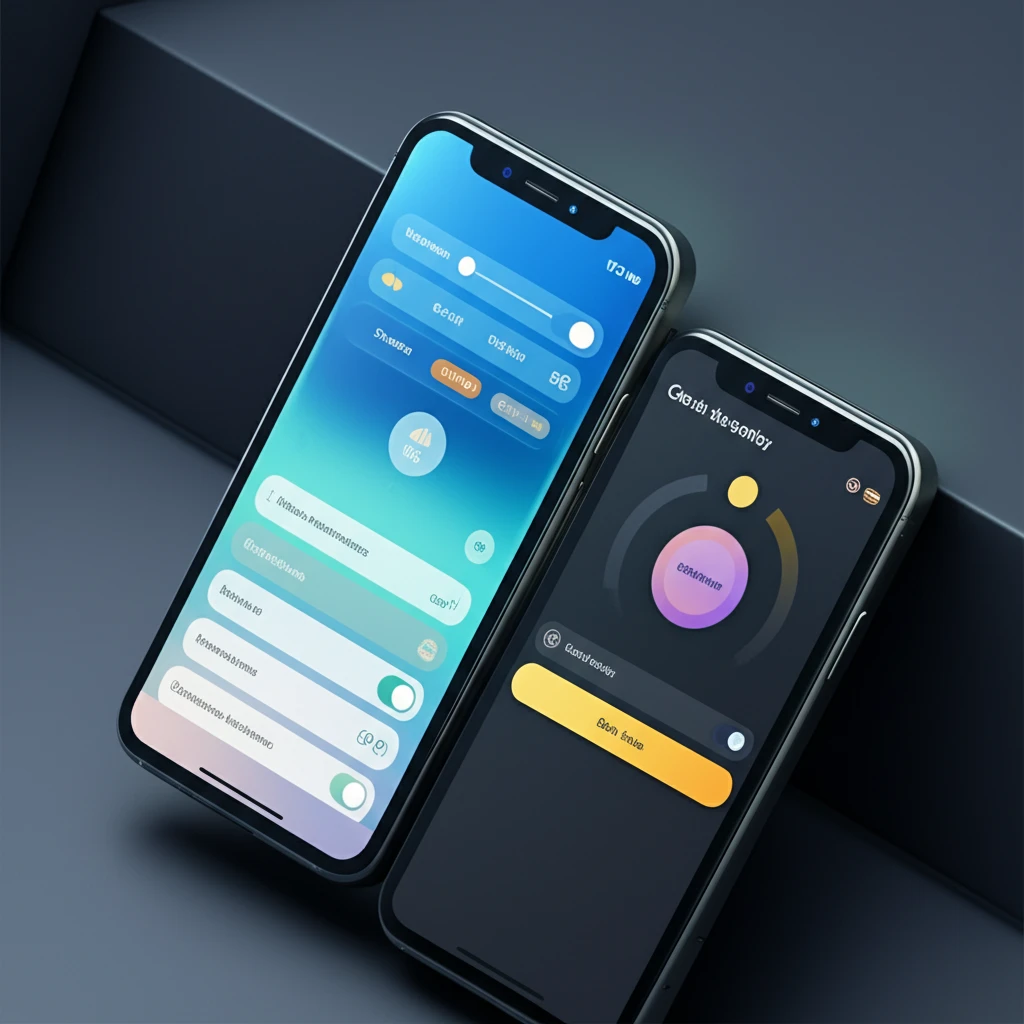 눈 건강 위한 스마트폰 밝기! 자동 ..