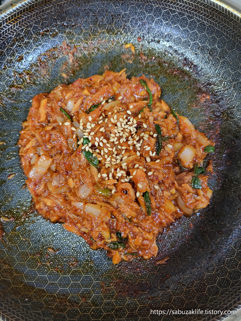 고추참치볶음 만들기 10