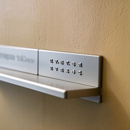 공공시설 표준화: 점자 명패와 접근성의 필요성