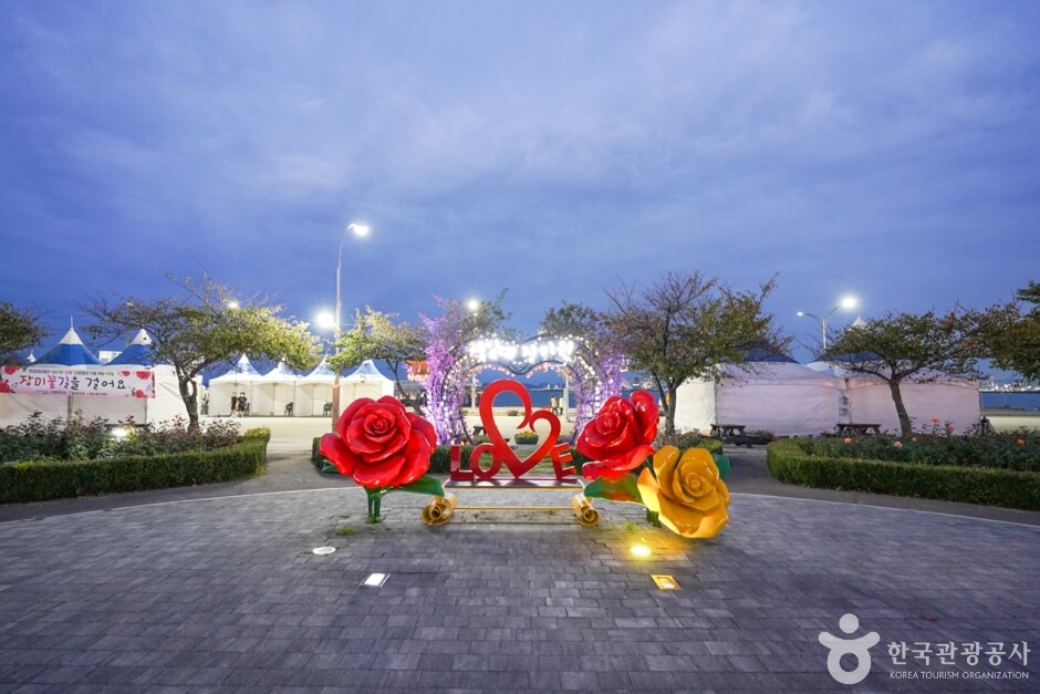 포항 영일대 장미원