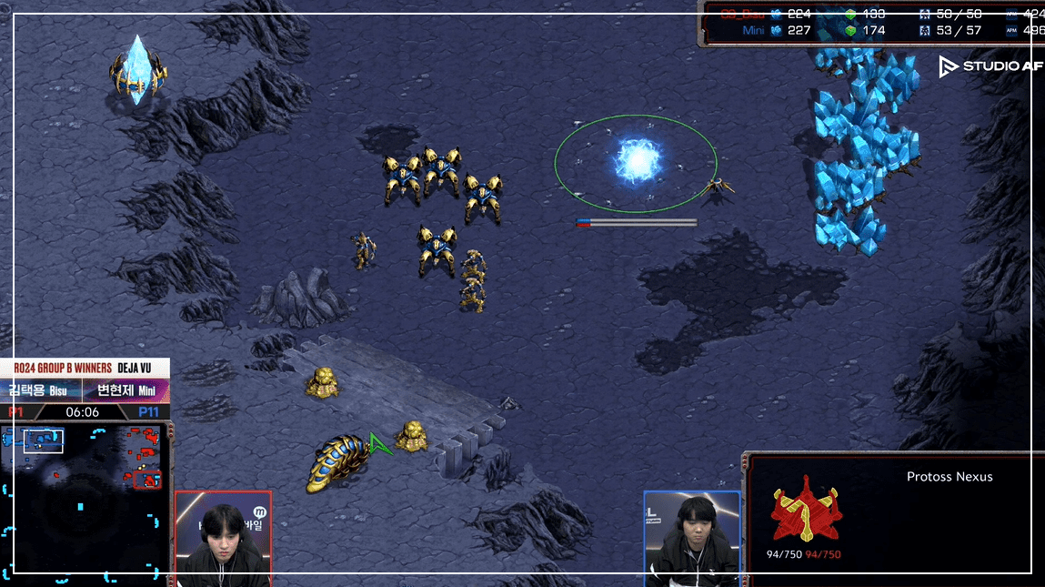 SSL 24강 B조 승자전 멀티따라감