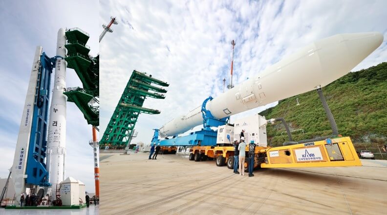 이동중인 누리호