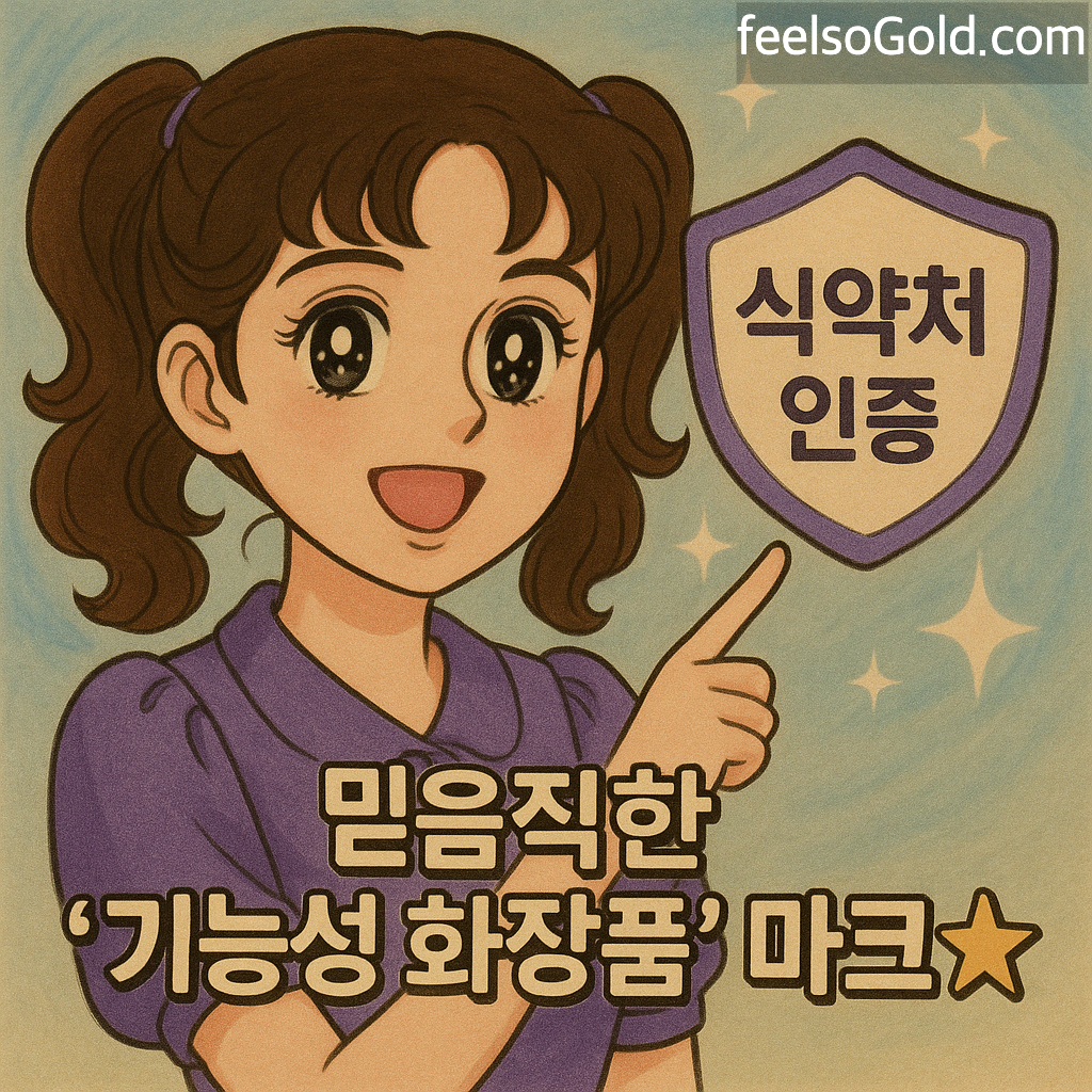 믿음직한 '기능성 화장품' 마크! 🌟