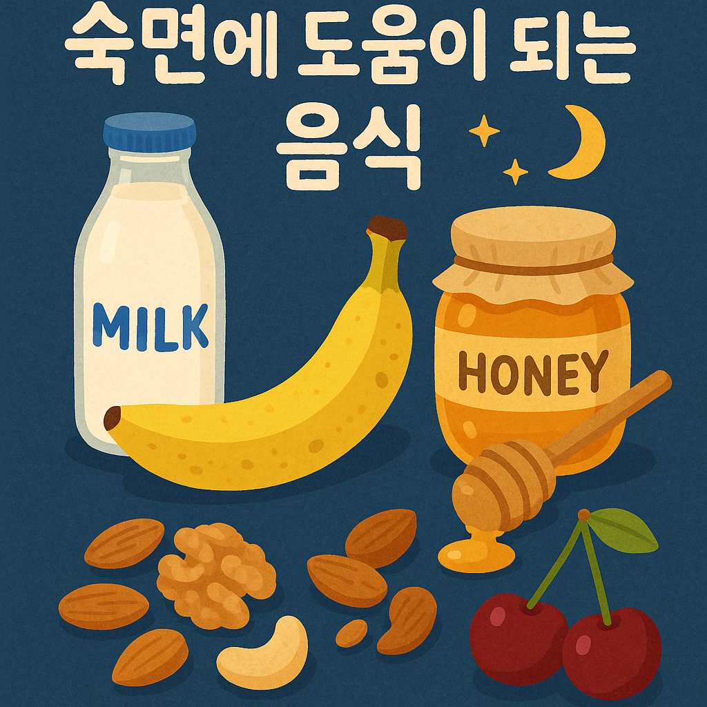 숙면에 도움 되는 음식 5가지